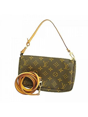 Louis Vuitton Louis Vuitton Monogram Pochette Accessoires M51980 Brown 2-way bag for women (view 1)