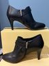 Vince Camuto 100% Leather Black Ankle Boots Size 9 1/2 - photo 3