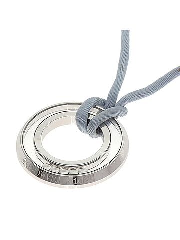 Chopard Chopard Happy Diamonds Necklace 18K White Gold Women's (view 2)