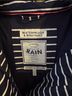 Joules Stripes Blue White Raincoat Size 14 - photo 3