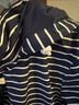 Joules Stripes Blue White Raincoat Size 14 - photo 5