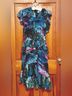 MSGM 100% Polyester Tropical Blue Pink Casual Dress Size 4 - photo 4
