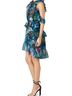 MSGM 100% Polyester Tropical Blue Pink Casual Dress Size 4 - photo 5