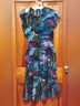 MSGM 100% Polyester Tropical Blue Pink Casual Dress Size 4 - photo 6