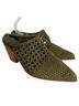 Jeffrey Campbell 100% Leather Solid Green Mule/Clog Size 8 - photo 1