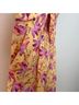 FARM Rio Floral Yellow Pink Jumpsuit Size M - photo 5