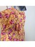 FARM Rio Floral Yellow Pink Jumpsuit Size M - photo 6