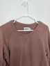 Pact 100% Cotton Solid Brown Pullover Sweater Size XL - photo 3