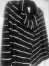 Chico's Stripes Black White Blazer Size 2 - photo 3