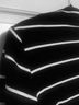 Chico's Stripes Black White Blazer Size 2 - photo 8