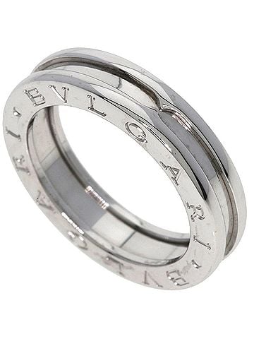 Bvlgari BVLGARI B-zero1 1-band #52 Ring, 18K White Gold, Women's. (view 1)