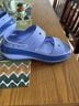 Crocs 100% Rubber Purple Sandals Size 10 - photo 3