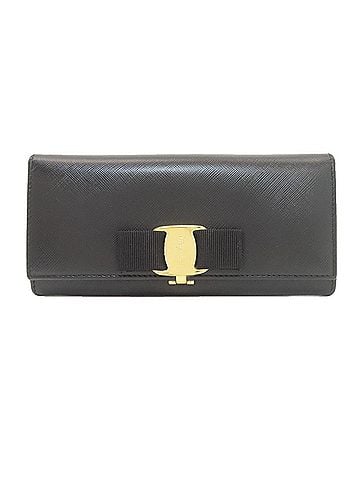 Salvatore Ferragamo Salvatore Ferragamo Vara Ribbon Long Wallet Leather Women's (view 1)