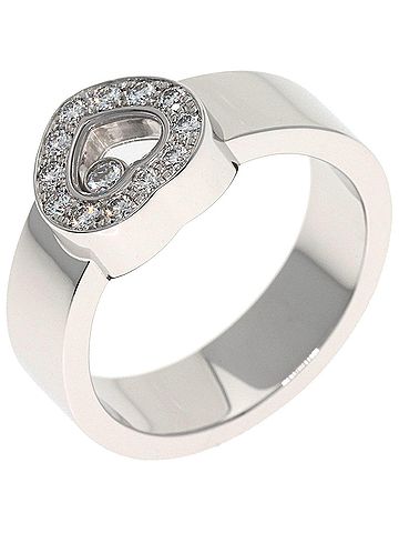 Chopard Chopard Happy Diamonds #15 Ring, 18K White Gold, Women's (view 2)