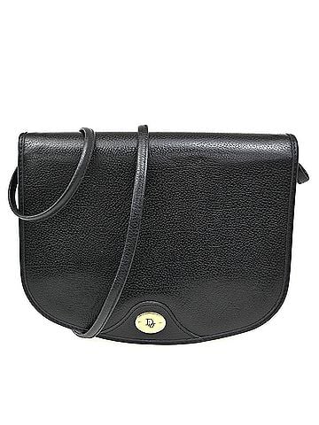 Dior Vintage Honeycomb Flap Crossbody Bag Canvas And Leather Black Pvc Shoulder Bag Bag (view 1)