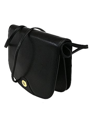 Dior Vintage Honeycomb Flap Crossbody Bag Canvas And Leather Black Pvc Shoulder Bag Bag (view 2)