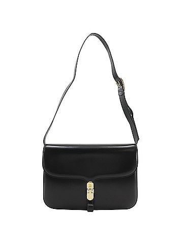 Bally Bally BALLY Shoulder Bag 2-Way Clutch Calfskin Black A5 Flap Vintage Women's (view 1)