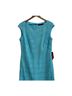 Ralph Lauren 100% Polyester Solid Blue Cocktail Dress Size 12 - photo 3