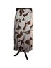 Ann Taylor 100% Polyester Floral Brown White Skort Size 24 waist - photo 2