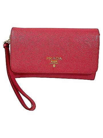 Prada PRADA Prada Saffiano Leather Wallet Bi-fold 1M1438 Pink Women's (view 1)