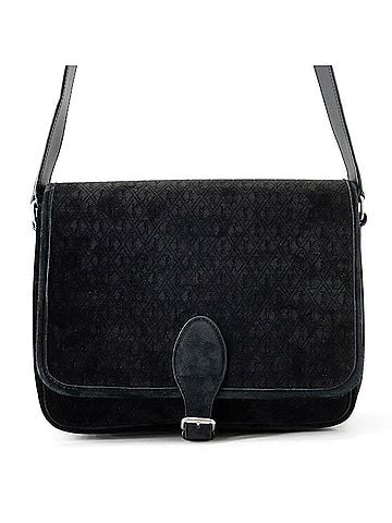 Yves Saint Laurent Yves Saint Laurent Saint Laurent Paris Shoulder Bag YSL Monogram Velvet 688253 SAINT LAURENT PARIS Black Handbag (view 1)