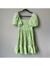 Jonathan Simkhai 100% Polyester Solid Green Casual Dress Size 2X - photo 3