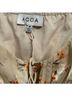 ACOA collection 100% Polyester 97% Polyester 3% Spandex Floral Multi Color Tan Short Sleeve Blouse Size M - photo 7