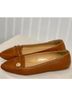 Talbots 100% Leather Solid Brown Flats Size 7 1/2 - photo 3
