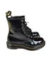 Dr. Martens 100% Patent Leather Solid Black Boots Size 6 - photo 1