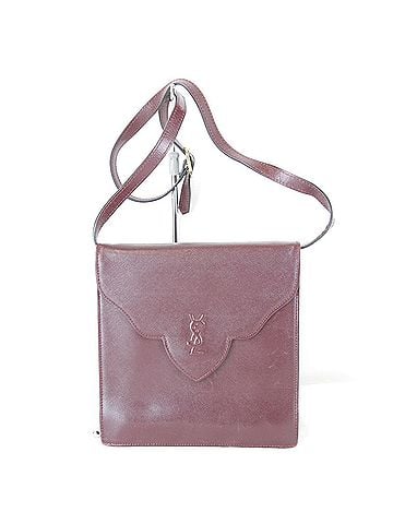 Yves Saint Laurent YVES SAINT LAURENT Yves Saint Laurent Shoulder Bag Leather / Saffiano Wine Red Women's (view 1)