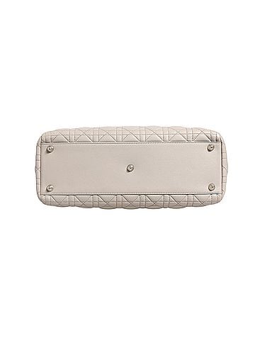 Dior Lady Dior Large Grey Cannage Lambskin Women's Bag (view 2)