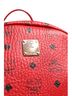 MCM 100% Leather Solid Red Medium Stark Studded Visetos Backpack - Women's Red One size - photo 3
