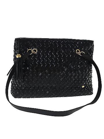 Bally Vintage Shoulder Bag Patent Leather Black Patent_Leather Crossbody Bag Bag (view 1)