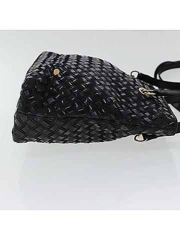 Bally Vintage Shoulder Bag Patent Leather Black Patent_Leather Crossbody Bag Bag (view 2)