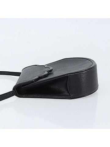 Saint Laurent Vintage Shoulder Bag Leather Black Leather Shoulder Bag Bag (view 2)