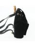 Gucci 100% Suede Solid Black Bamboo Backpack Daim Black Suede Backpack Bag One size - photo 4