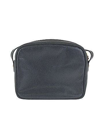 Salvatore Ferragamo Salvatore Ferragamo Vara embossed black leather shoulder bag/pouch for women with gold hardware. (view 2)