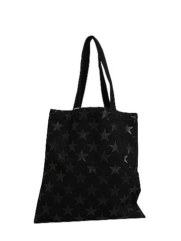 Saint Laurent Rive Droite Black Tote Women's With Star Print Tote Women's bag (view 2)