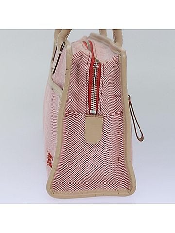 Burberry Blue Label Handbag Canvas Pink Canvas Handbag (view 2)