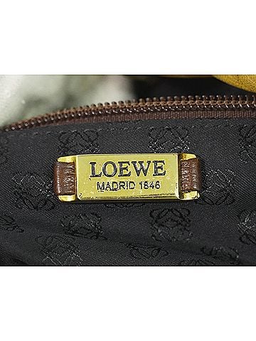 Loewe Anagram Tote Leather Beige Leather Tote Bag Bag (view 2)