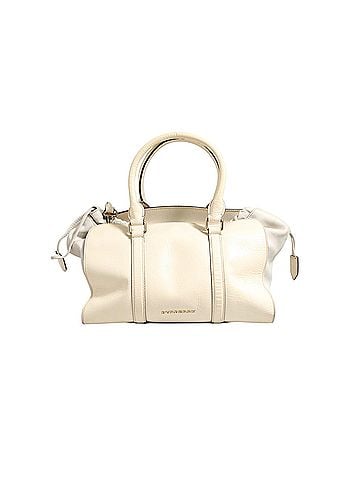 Burberry Chalk White Large Leather Tote Women's Bag (view 1)