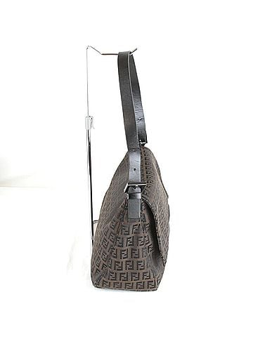 Fendi FENDI Zucchino Mamma Bucket Shoulder Bag, Canvas, Brown, Women's (view 2)