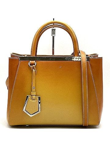 Fendi FENDI 8BH253 M5Q Petite 2Jours Handbag/Shoulder Bag 2-way Leather Yellow Women's (view 1)