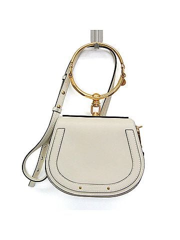 Chloé Nile Crossbody Bag Leather Beige Leather Shoulder Bag Bag (view 1)