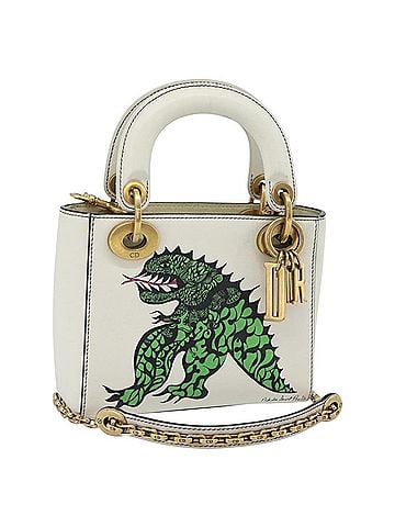 Dior Lady Dior Bag Leather Multicolour Leather Handbag (view 1)