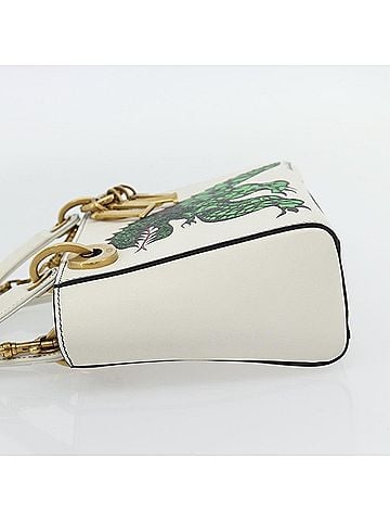 Dior Lady Dior Bag Leather Multicolour Leather Handbag (view 2)