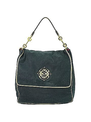 Loewe Anagram Shoulder Bag Suede Black Suede Shoulder Bag Bag (view 1)