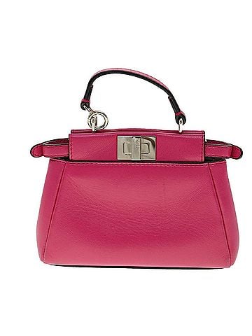 Fendi Peekaboo Bag Leather Pink Leather Handbag (view 1)