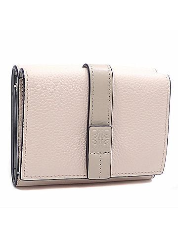 Loewe Loewe Trifold Wallet for Women, Light Pink, Soft Grain Calf Leather, Mini Compact (view 1)
