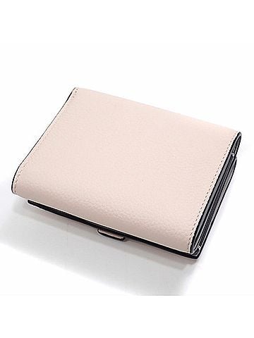 Loewe Loewe Trifold Wallet for Women, Light Pink, Soft Grain Calf Leather, Mini Compact (view 2)